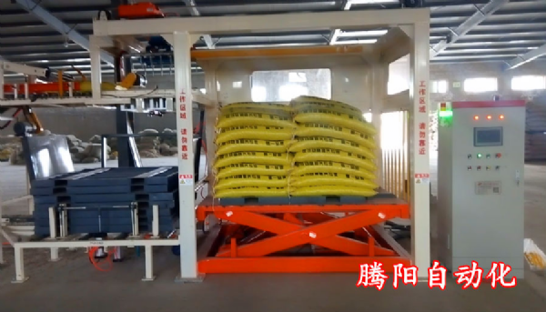 腾阳全自动高位码垛机简单的操作性和性价比