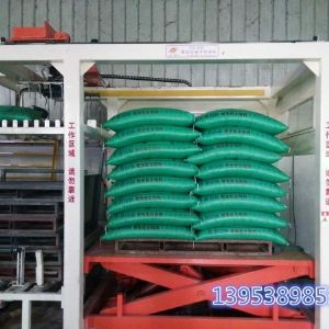 全自动高位码垛机设备解决化工产品搬运难题