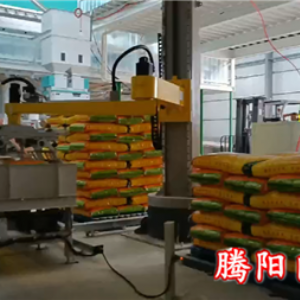 全自动立柱码垛机器人在小米行业的应用