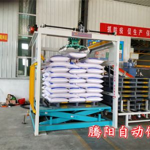 使用全自动码垛机是企业解放劳动力契机