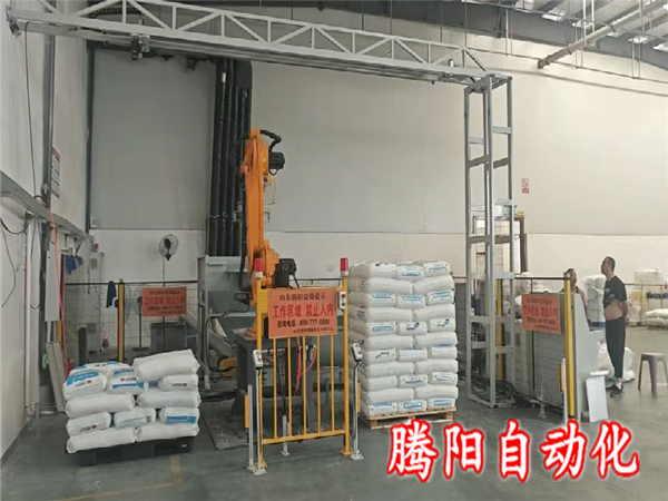 无纺布树脂颗粒拆包投料机器人——助力企业迈向自动化