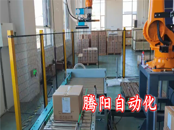 箱装协作码垛机器人代替人工搬运码垛